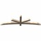 Ekena Millwork Alberta Smooth Timber Gable Bracket, Douglas Fir, 84"W x 24"H x 3 1/2"D x 3 1/2"F, 7/12 Pitch GBW084X24X0404ALB00SDF - alternate 3